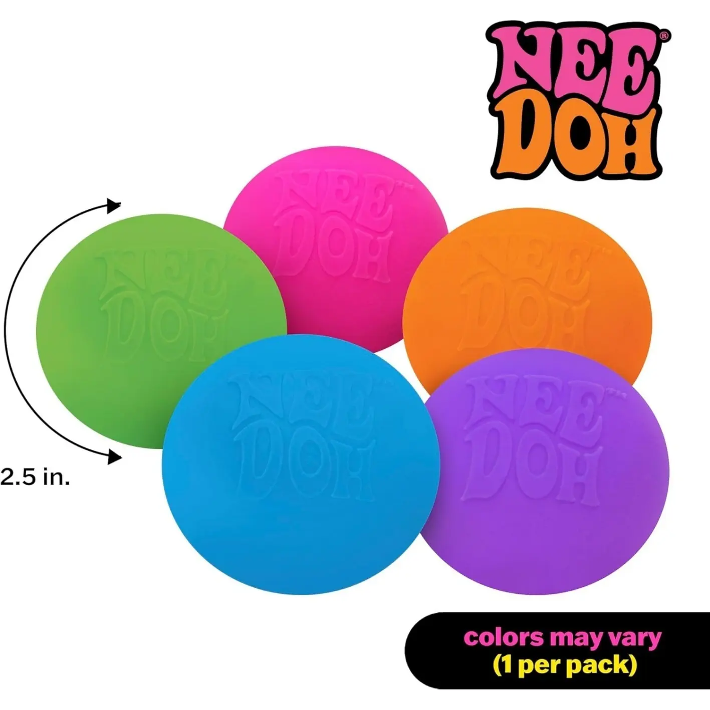 NeeDoh Original Sensory Ball – Orange - Image 12