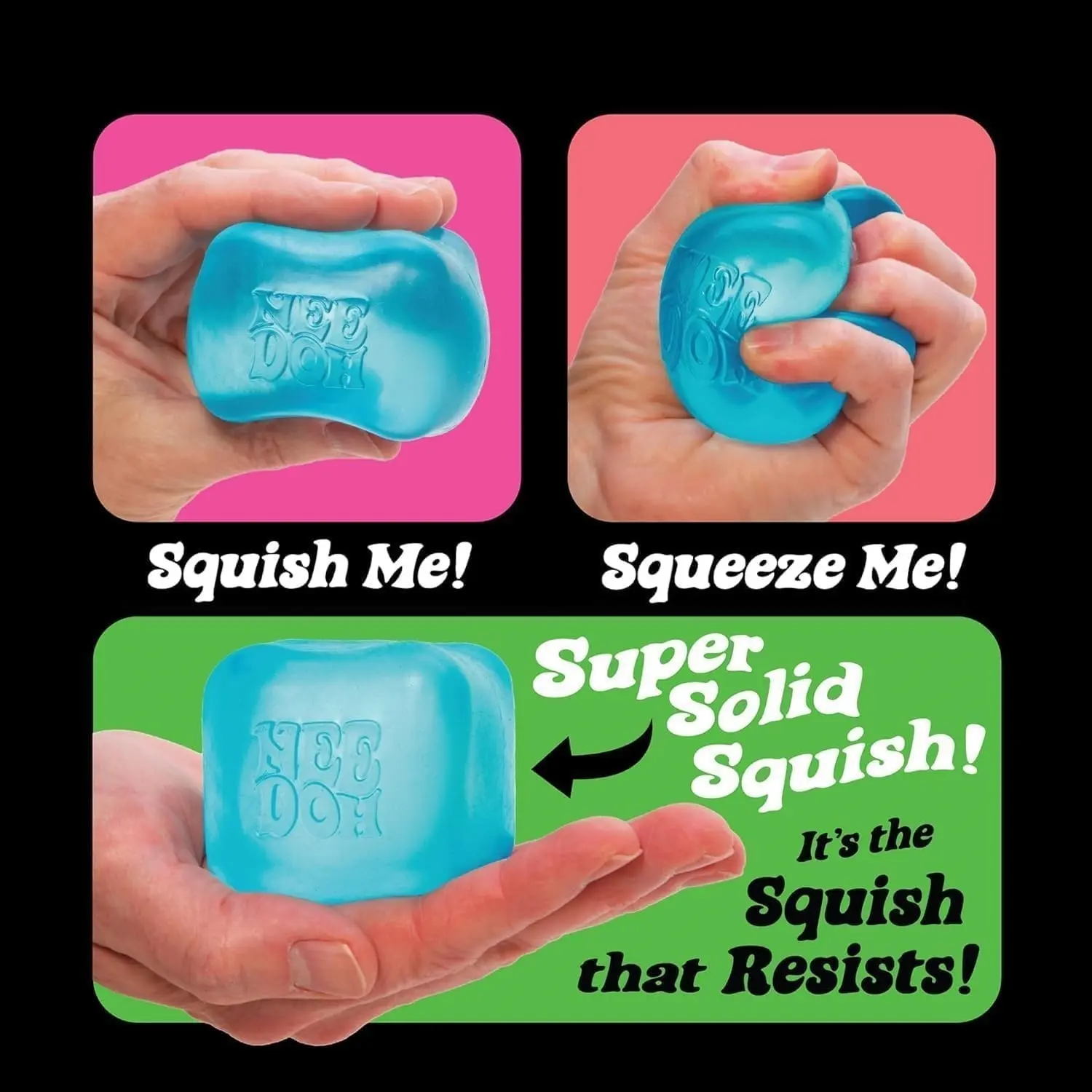 NeeDoh Nice Cube – Solid Squish – Purple - Image 5