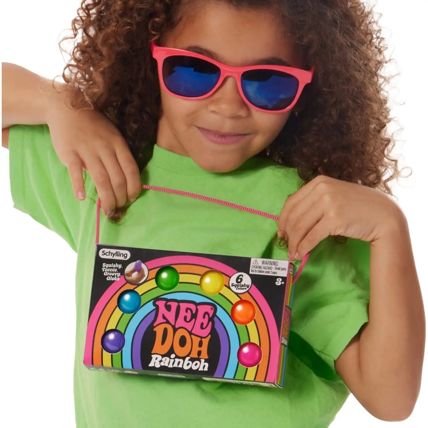 NeeDoh Rainboh Teenie – Mini Globs – 6 Pack - Image 5