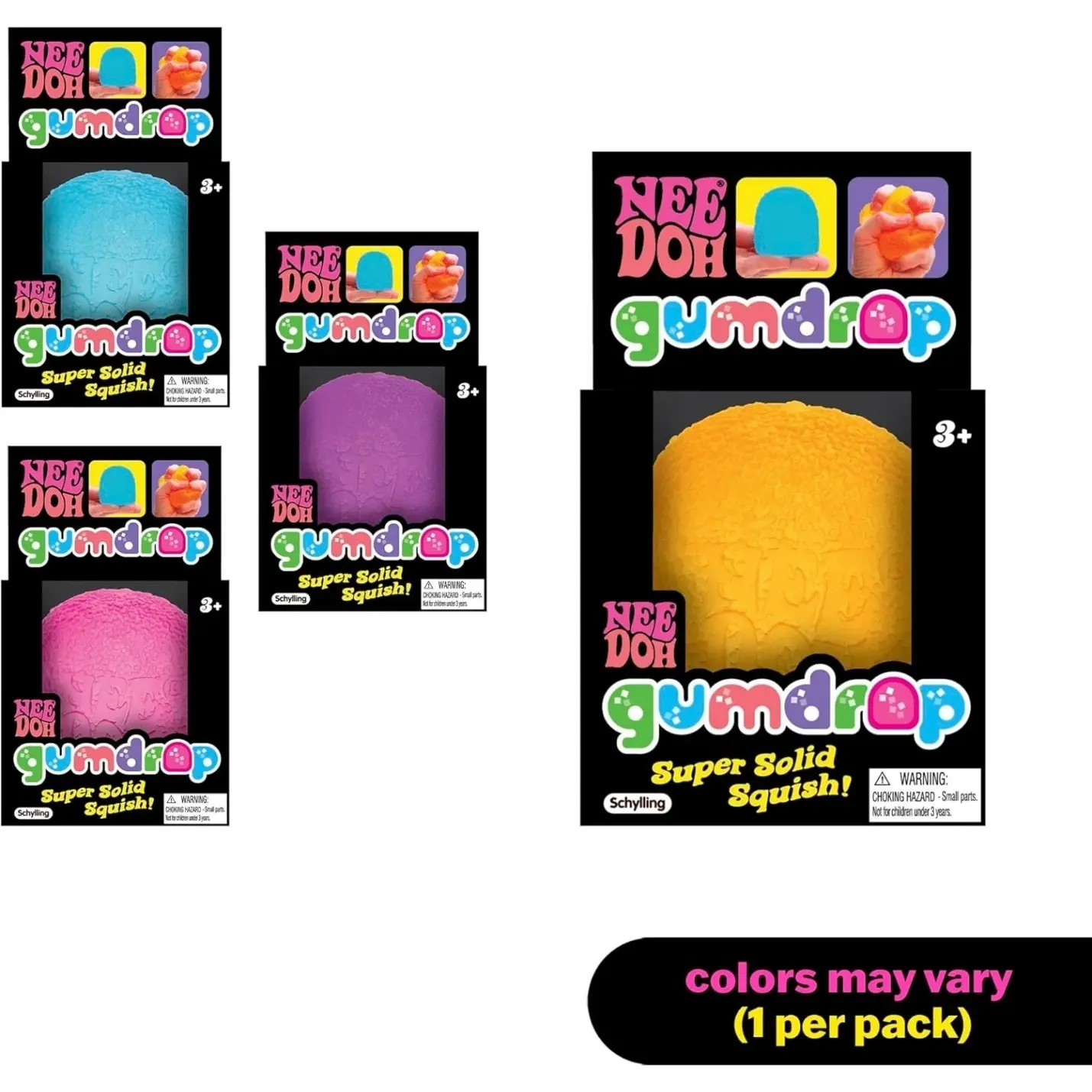 NeeDoh Gumdrop – Textured Sensory Toy – 2.5" - Image 2