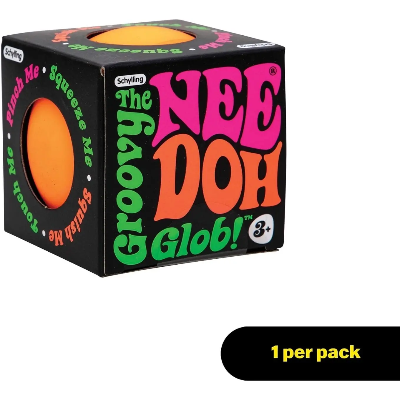 NeeDoh Original Sensory Ball – Orange - Image 2