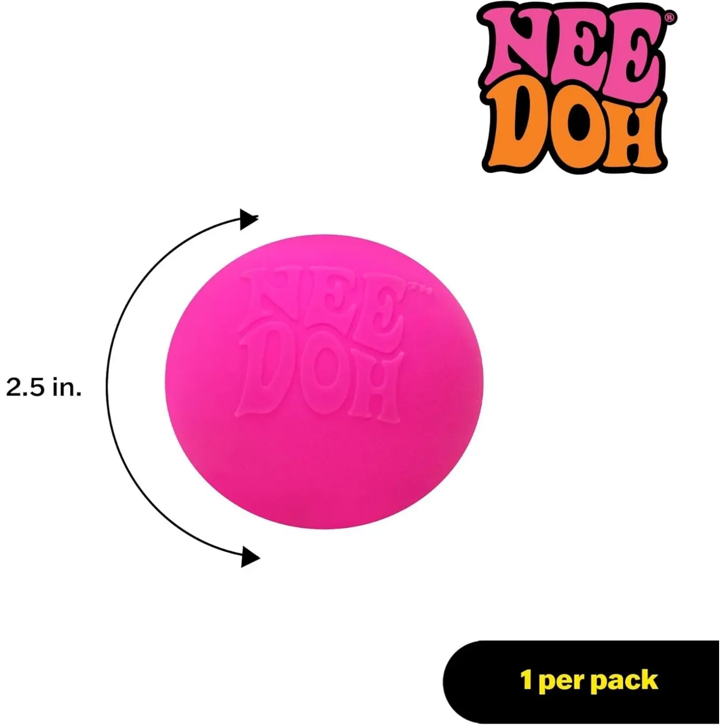 NeeDoh Original Sensory Ball – Orange - Image 17